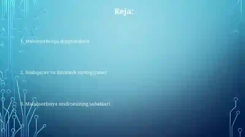 Malabsorbsiya sindromi 2