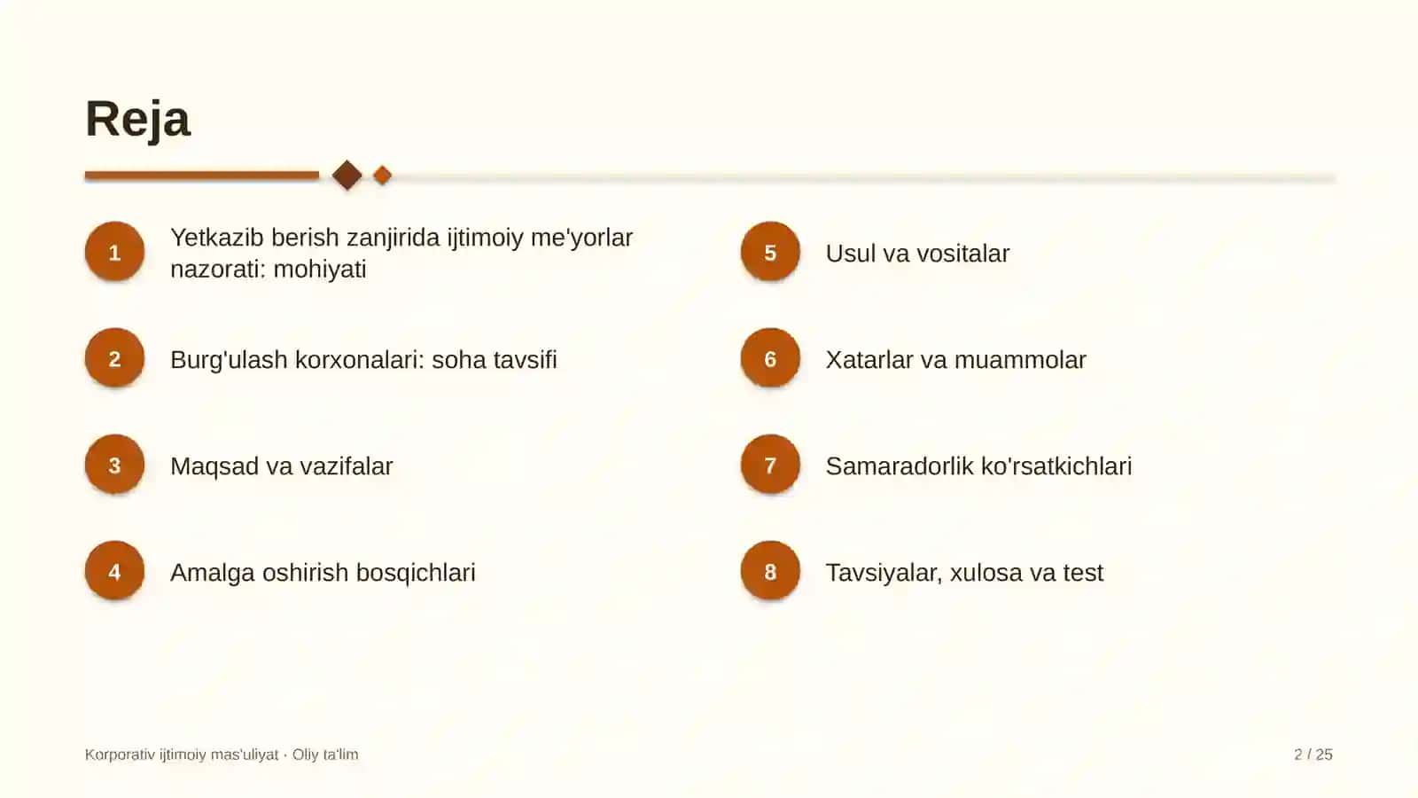 Korporativ ijtimoiy mas'uliyat · Oliy ta'lim 2