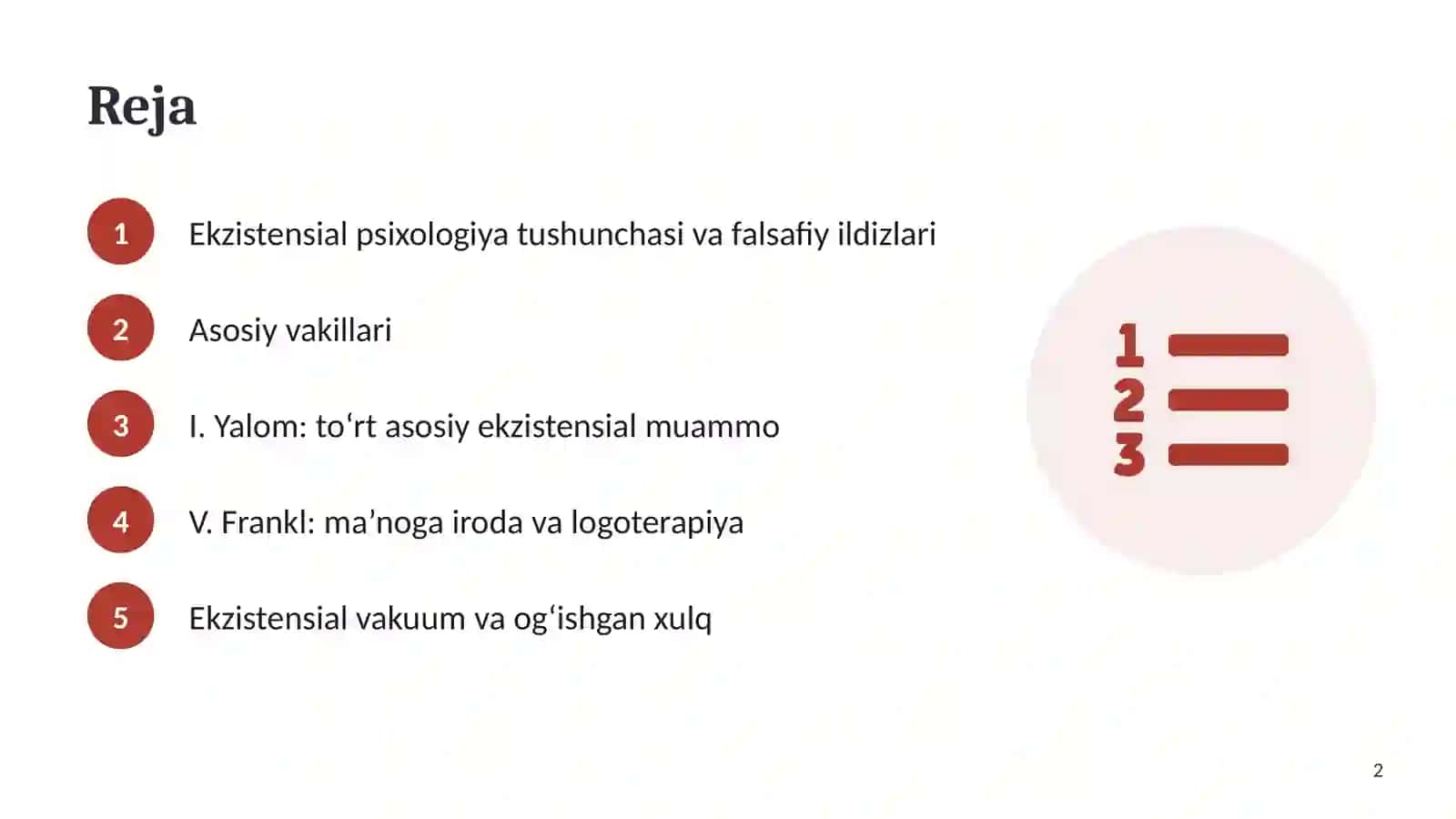Shaxsning ekzistensial psixologiyasi 2