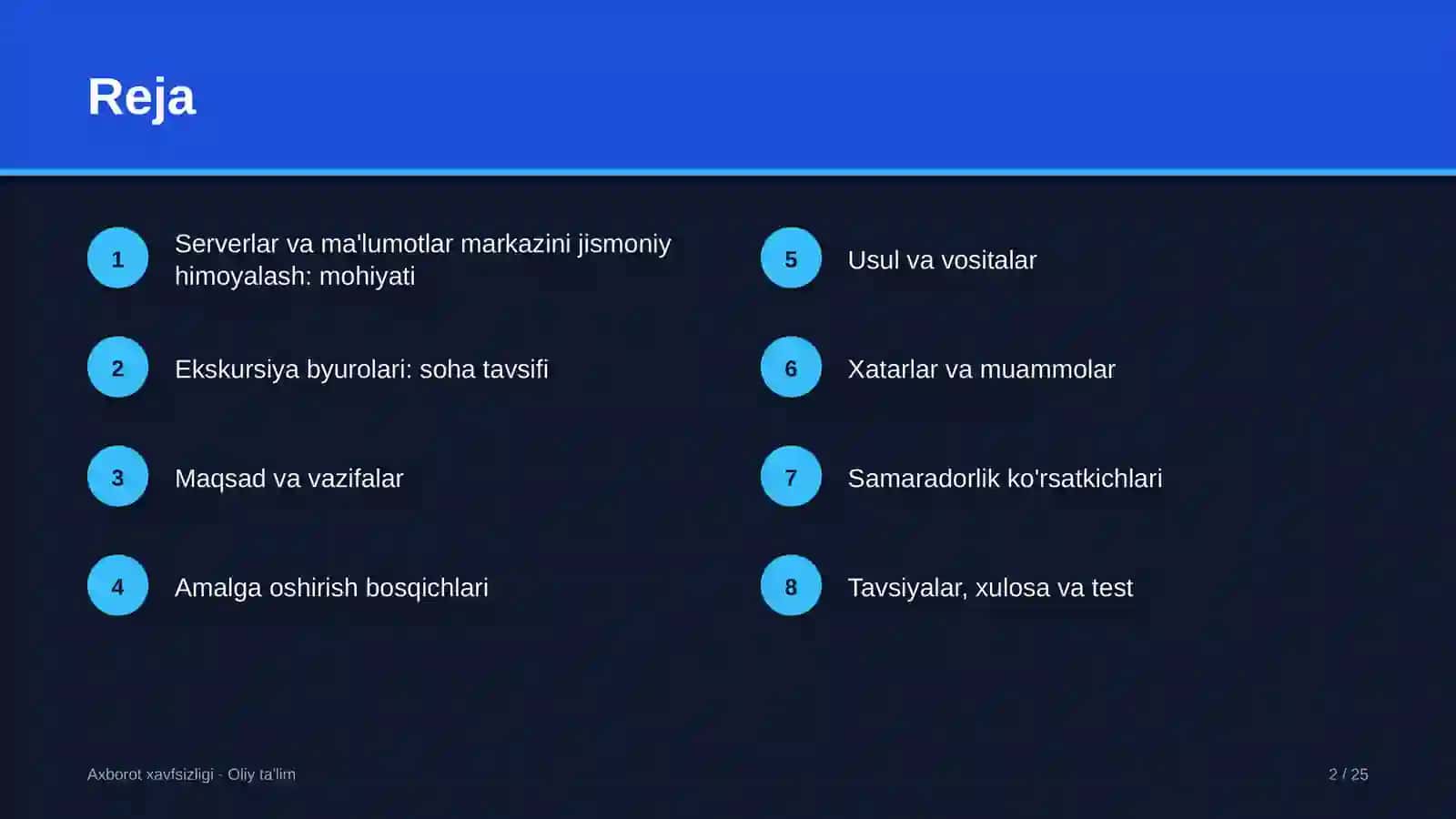 ekskursiya byurolarida serverlar va ma'lumotlar markazini jismoniy himoyalash 7875 2
