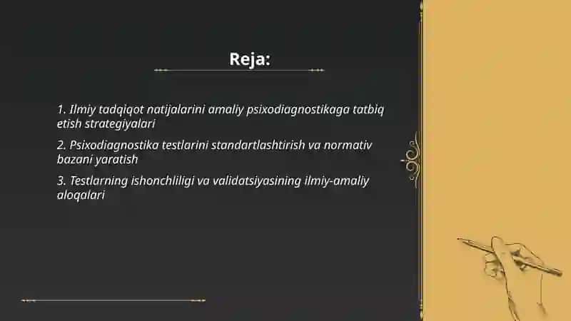 Ilmiy psixodiagnostika bilan amaliy psixodiagnostikaning oʻzaro aloqalari 2