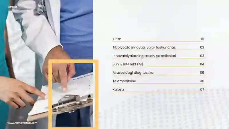 Tibbiyot sohasida innovatsion texnologiyalarning oʻrni 2