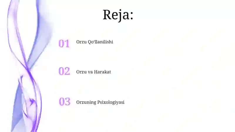 Orzu-istiqlalning amaliy jihatlari 2