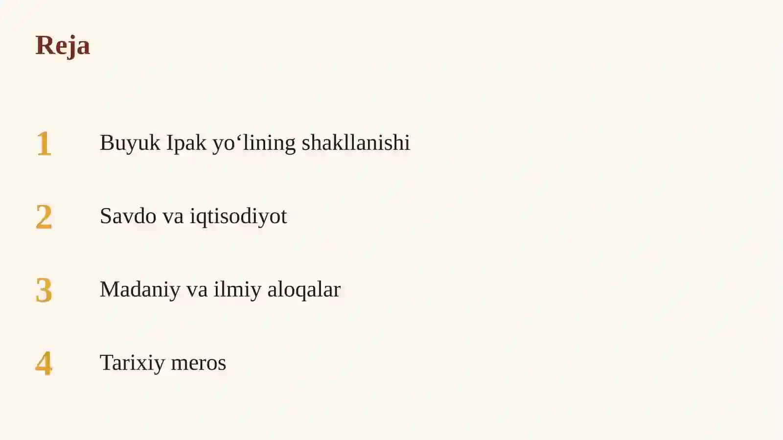 Buyuk Ipak yo‘li va uning O‘rta Osiyo tarixidagi o‘rni 2
