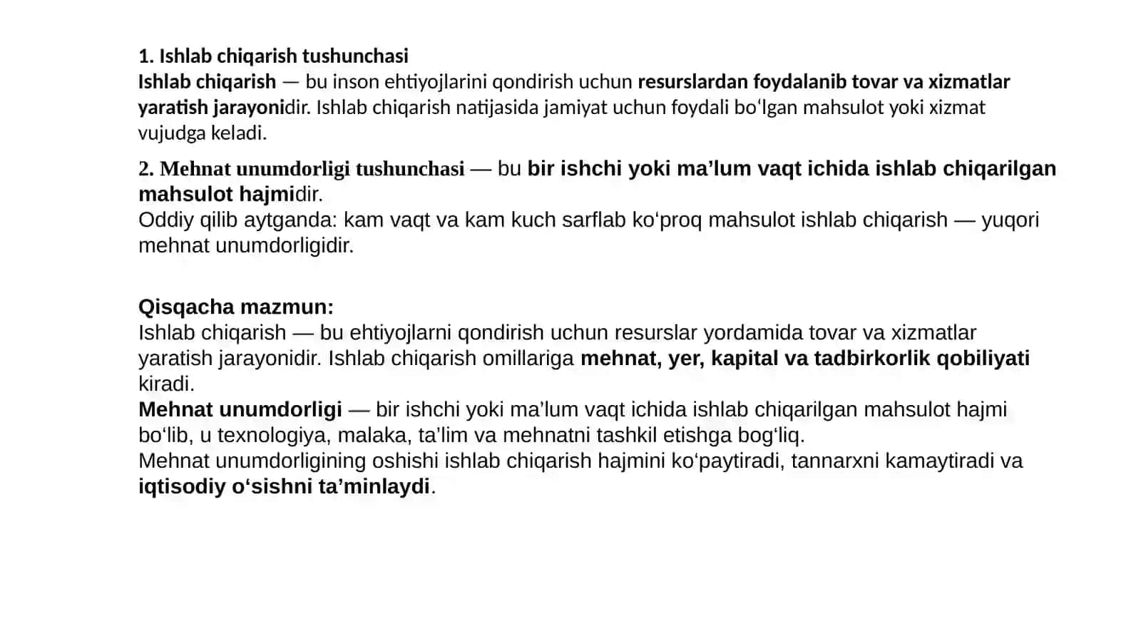 Ishlabchiqarishvauningomillari 2
