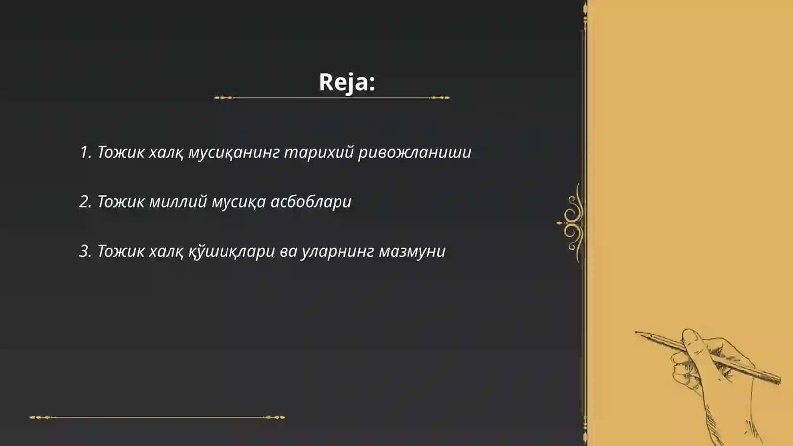 Tojik xalq musiqa an’analari 2