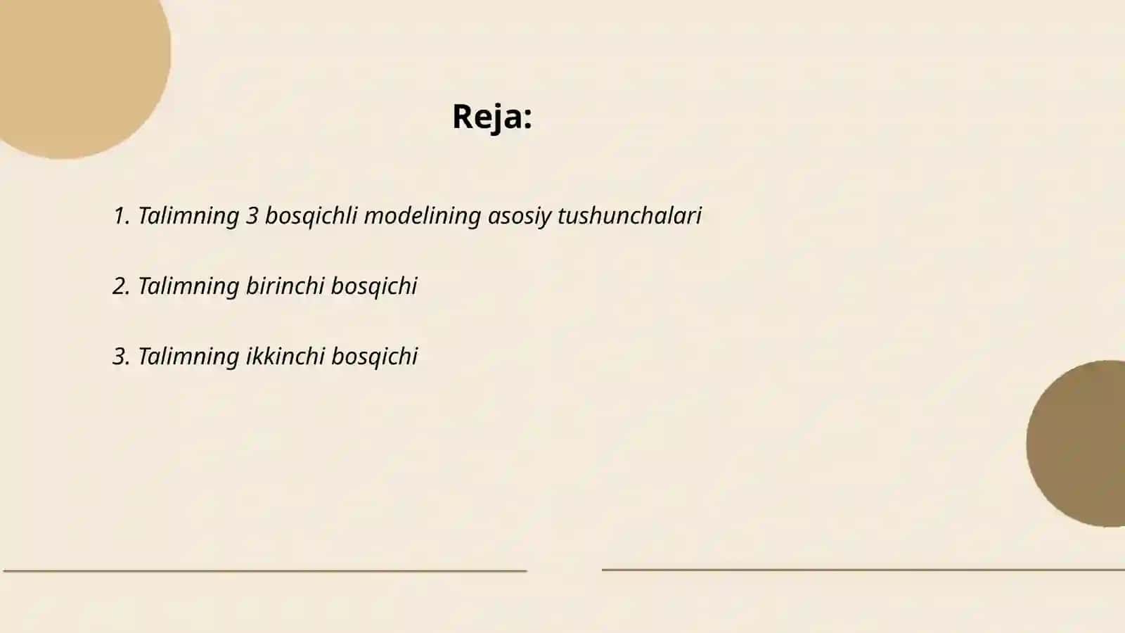 Talimning 3 bosqichli modeli 2
