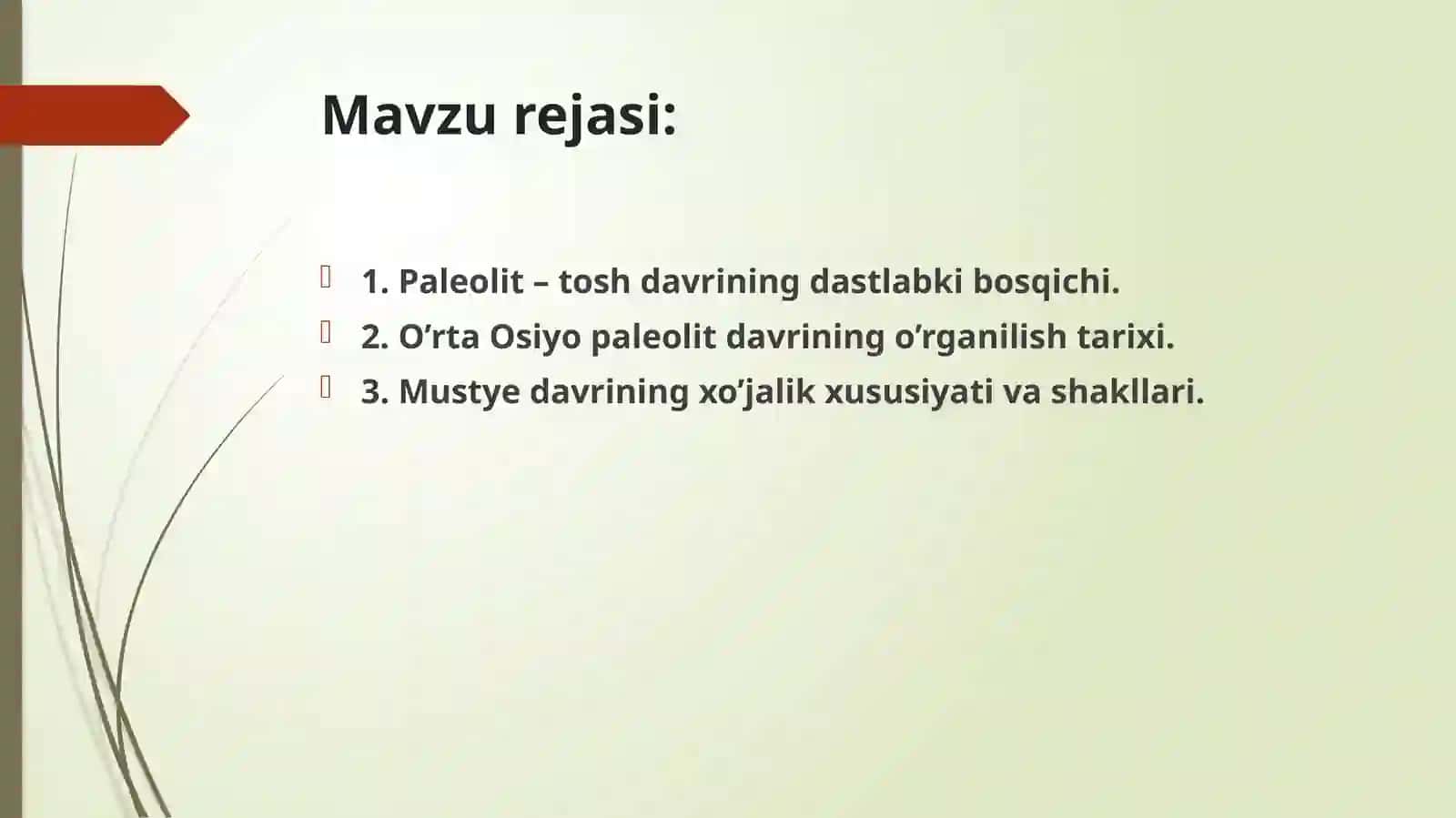 Paleolit doirasida madaniy hayot 2