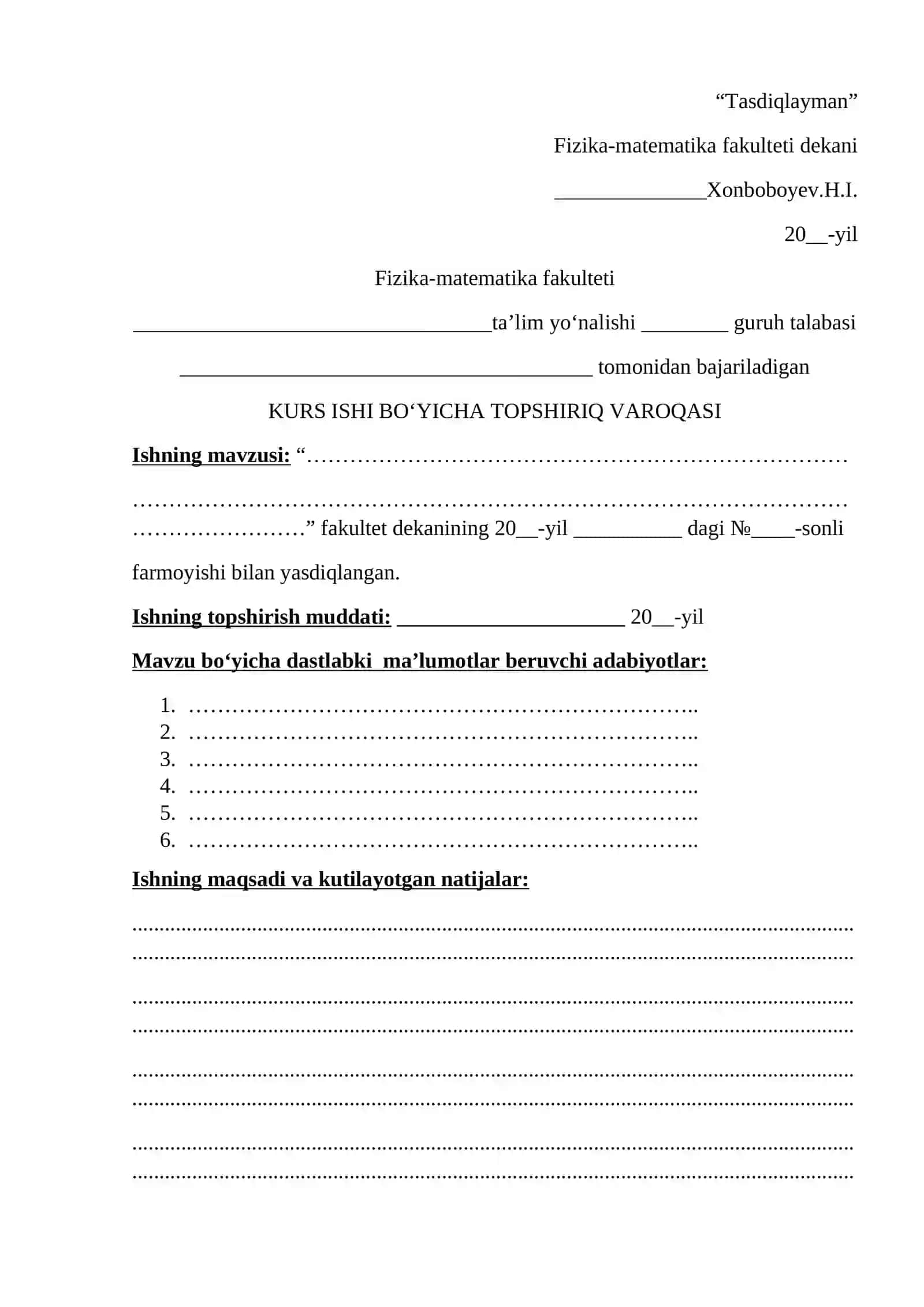 "Funksiya grafiklarini yasash va to’la tekshirish" KURS ISH 2