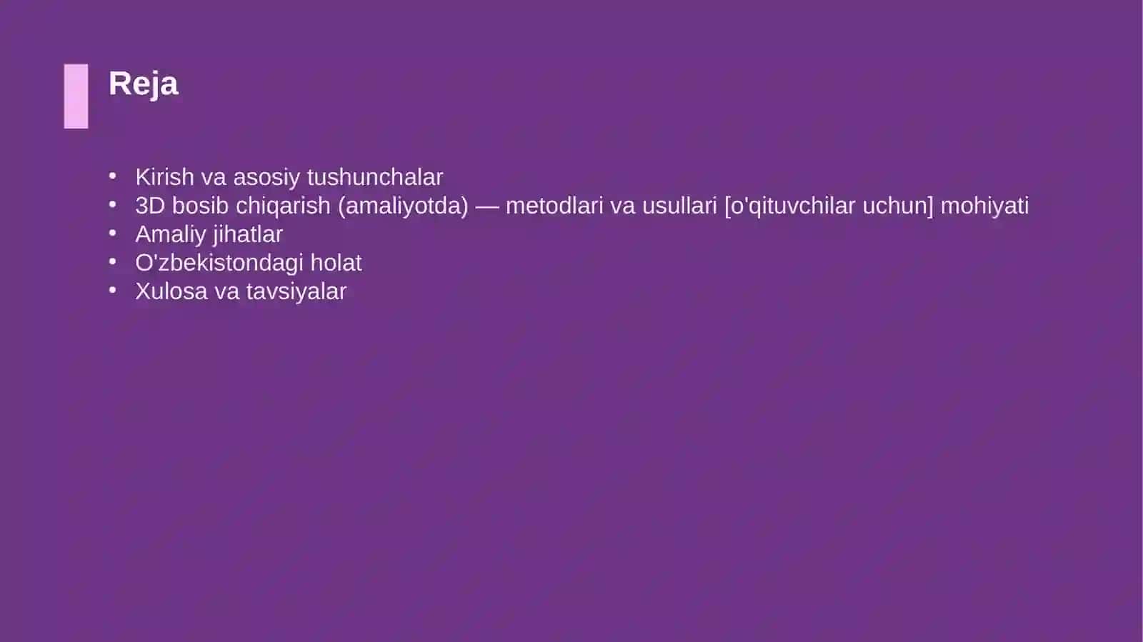 3D bosib chiqarish (amaliyotda) — metodlari va usullari [o'qituvchilar uchun] 2