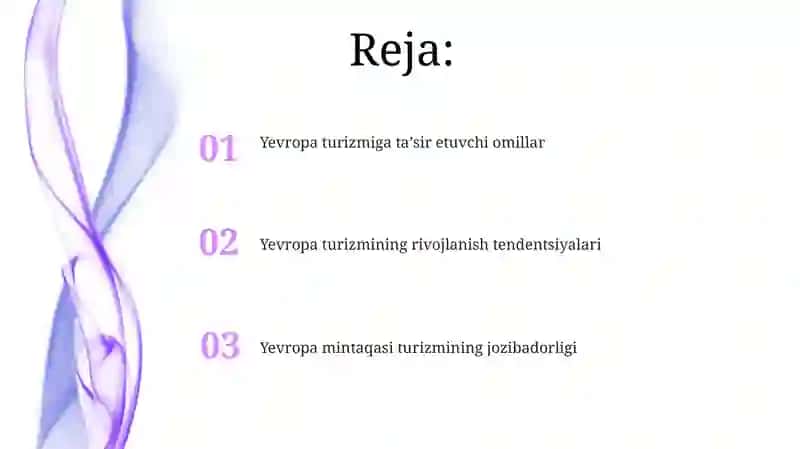 Yevropa mintaqasi turizmi 2