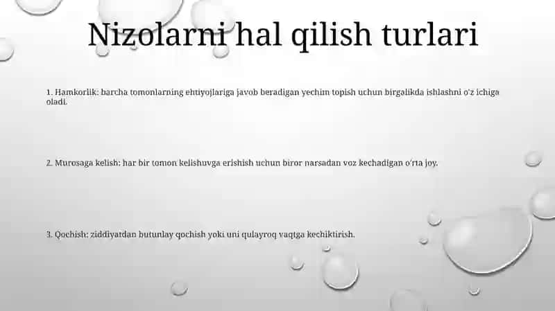 Nizoli Vaziyatlarda Rahbar Xulq-Atvorini Aniqlash Metodlari 2