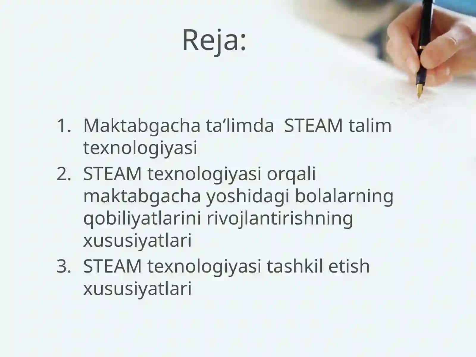 Maktabgachataʼlimda STEAM talim texnologiyasi 2