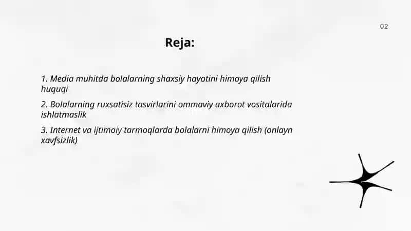Media muhitda bola huquqlari 2