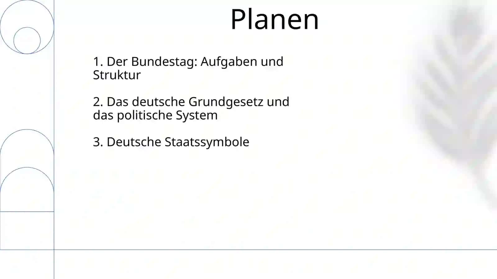 Parlament. Die Verfassung, das Staatssystem von Deutschland. Bundestag.Staatssymbole 2