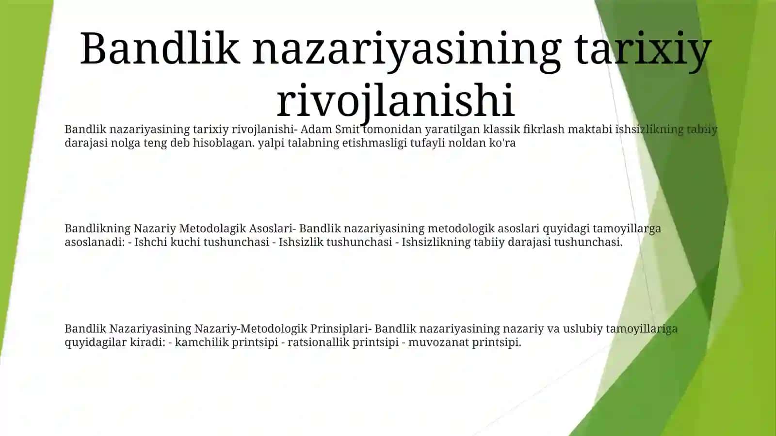 Bandlikning Nazariy Metodolagik Asoslari 2