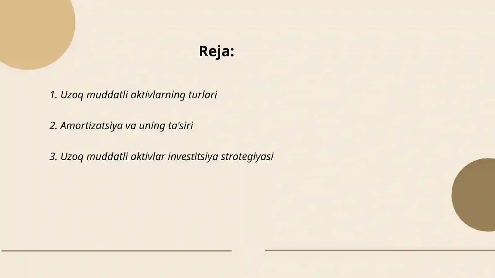 Uzoq muddatli aktivlar 2