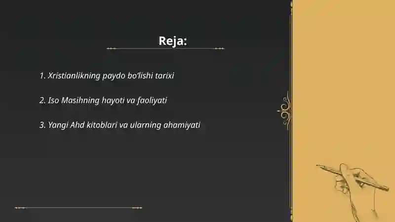 Xristianlikning paydo boʻlishi tarixi 2