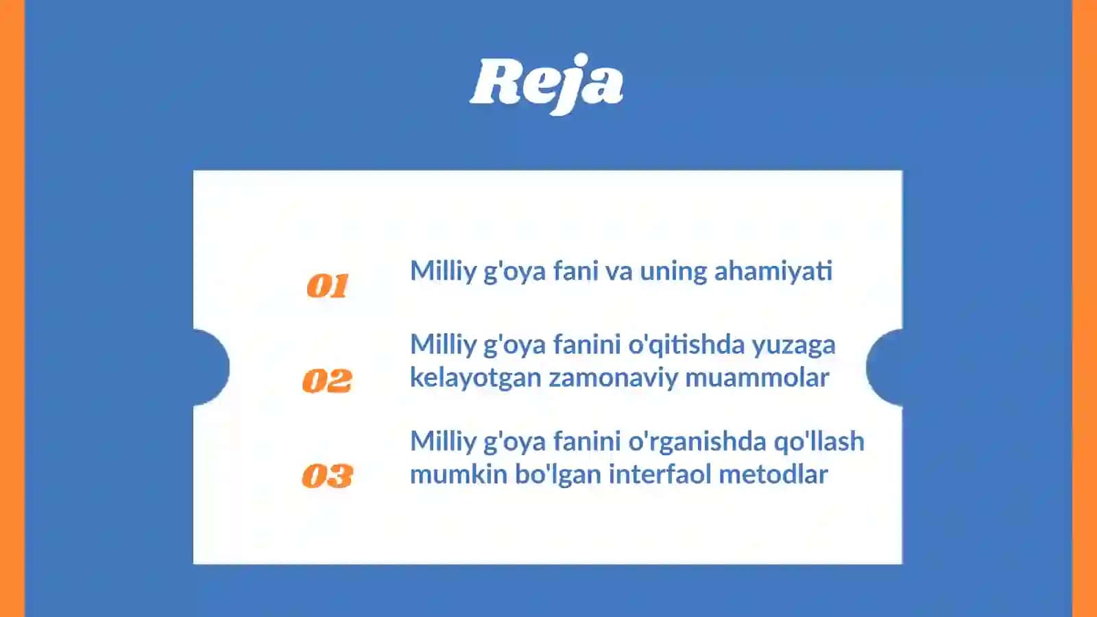Milliy g‘oya fanida ta'lim jarayonini takomillashtirish yo‘llari va muammolari 2