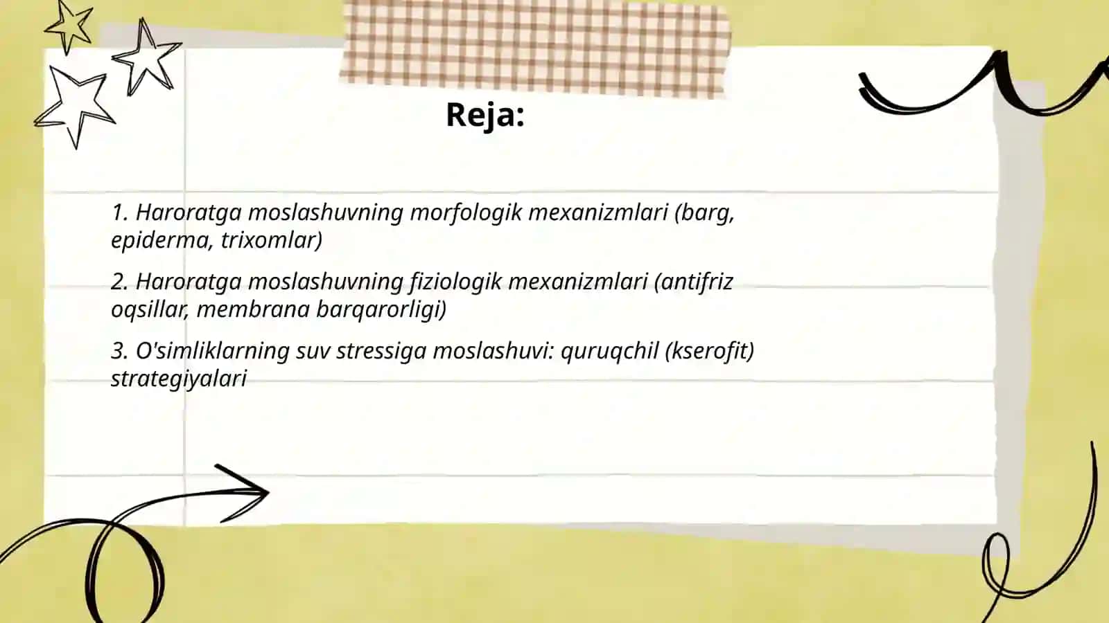 O’simliklarning haroratga va suv omiliga moslashuvi. Edafik omillar 2