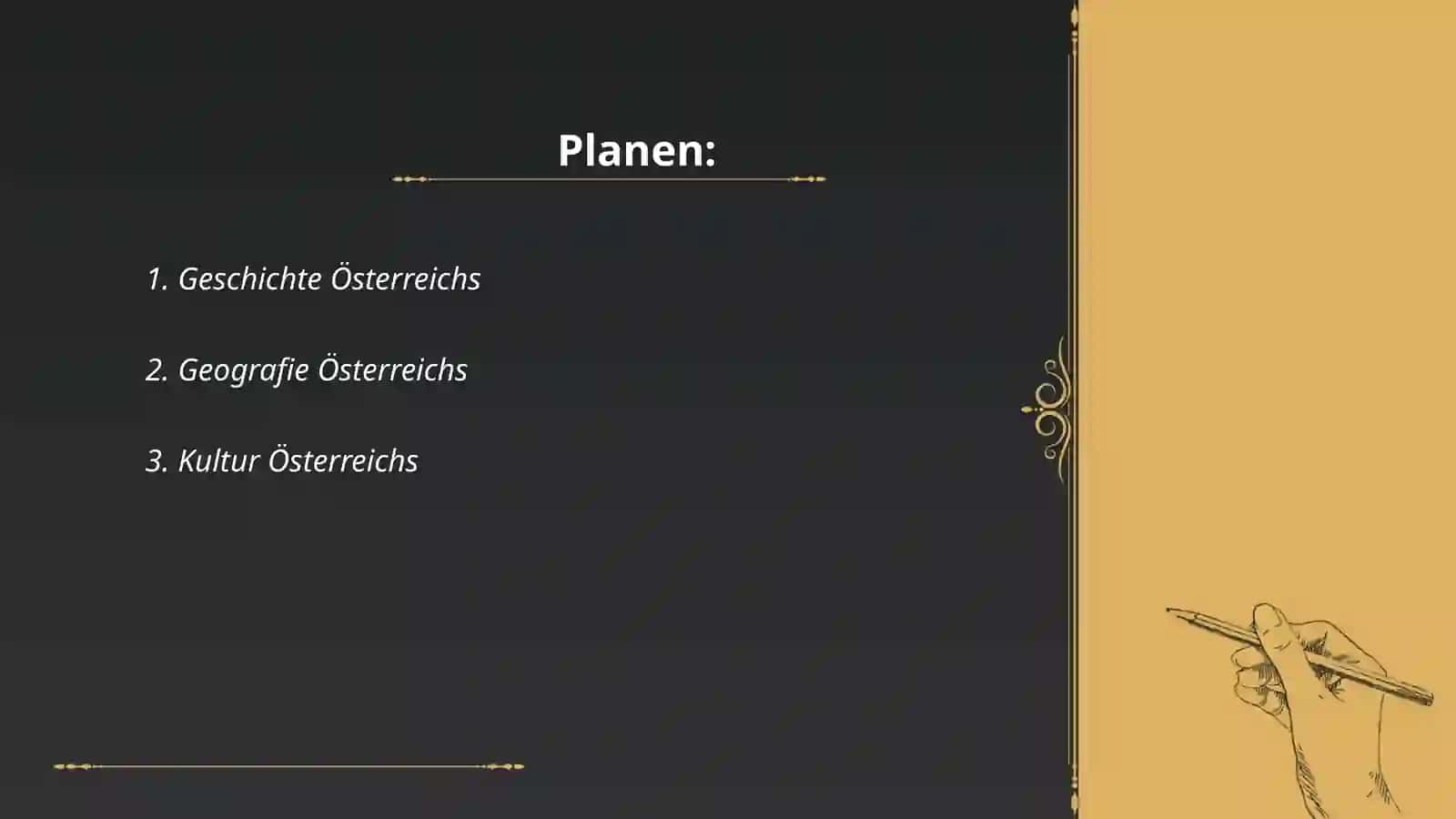 Planen: Geschichte Österreichs 2