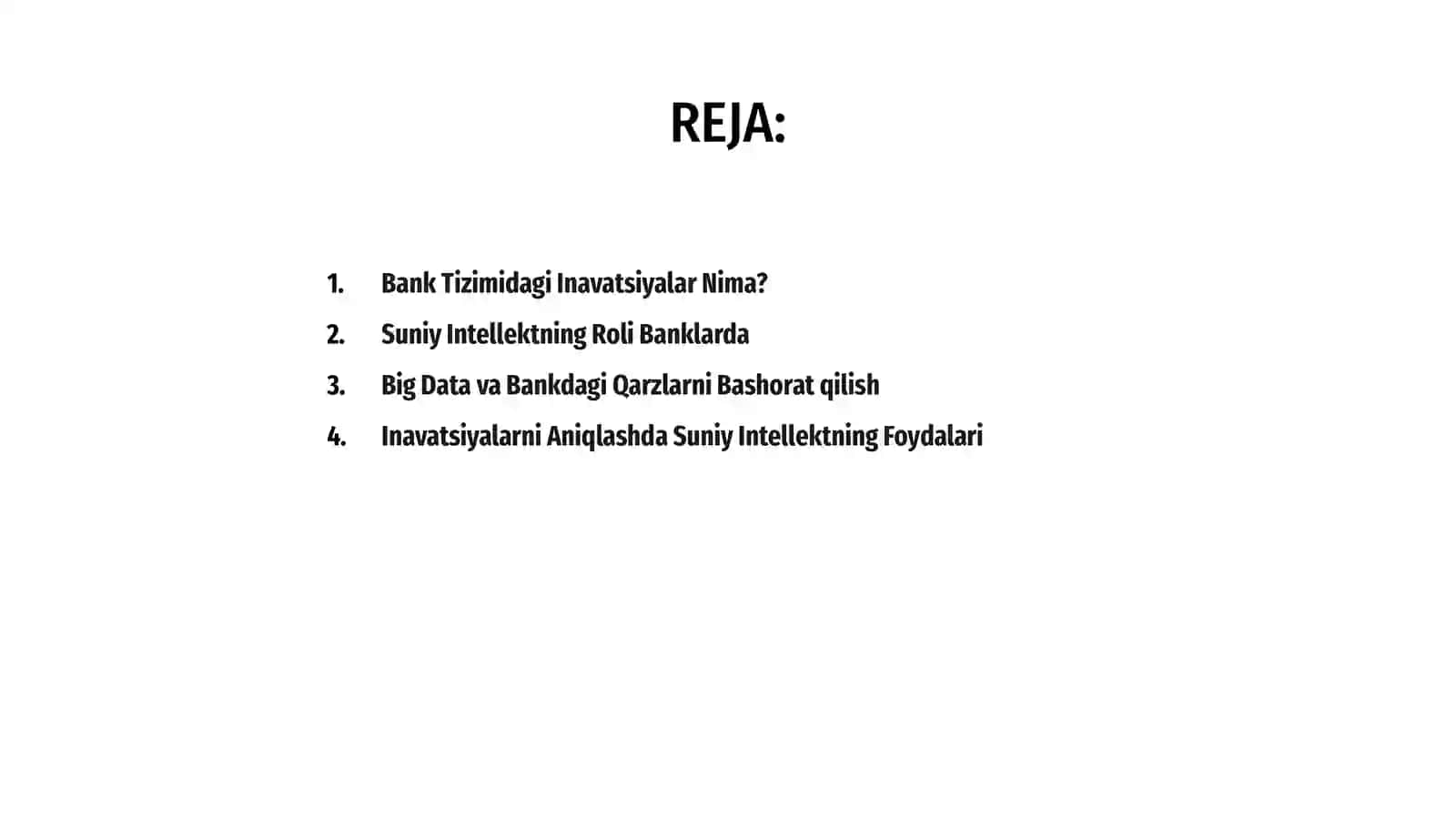 Bank Tizimidagi Inavatsiyalar 2