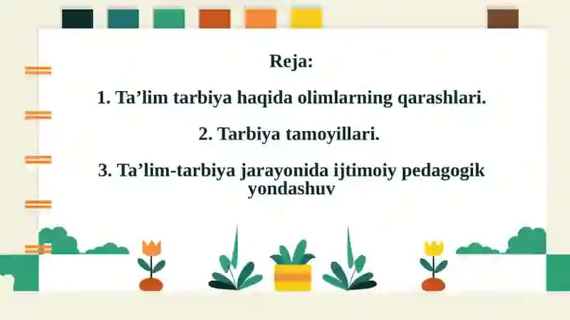 Ta’lim, tarbiya, rivojlantirish vazifalarini hal etishga kompleks ijtimoiy pedagogik yondashuv 2