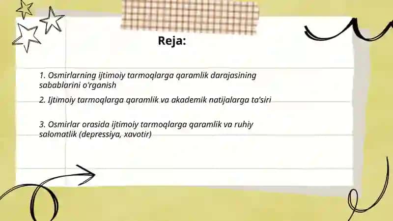 Osmirlarning ijtimoiy tarmoqlarga qaramlik darajasi 2