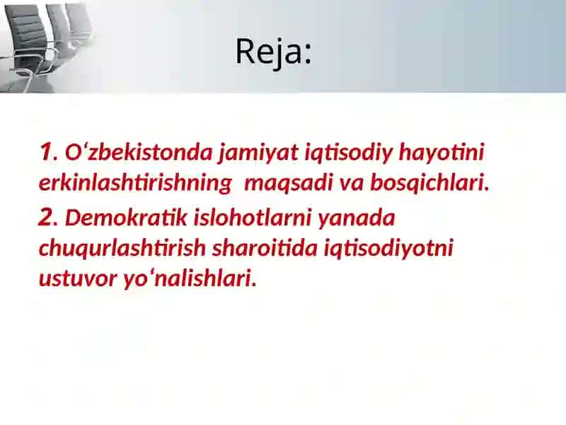 O'zbekistonda ijtimoiy sohada amalga oshirilayotgan o'zgarishlar 2