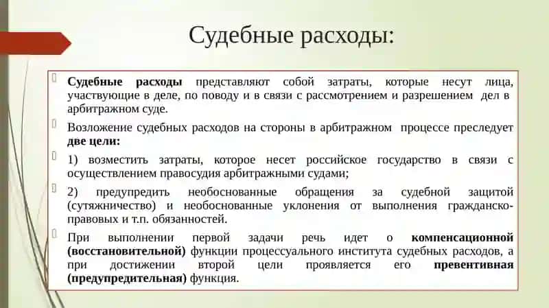 Судебные расходы 2