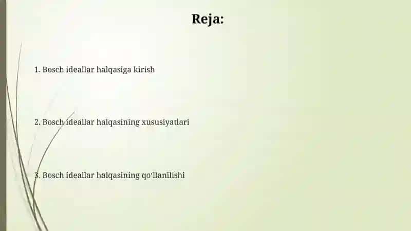 Bosh ideallar halqasi 2 2