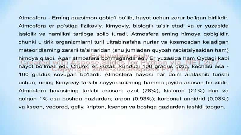 Atmosfera holati o'zgarishi bilan bog'liq favqulodda vaziyatlarni oldini olish 2