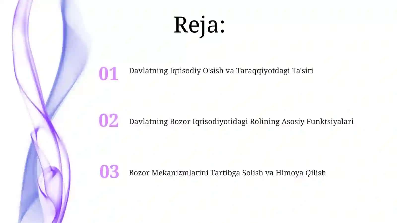 Bozor iqtisodiyotidagi davlat roli 2