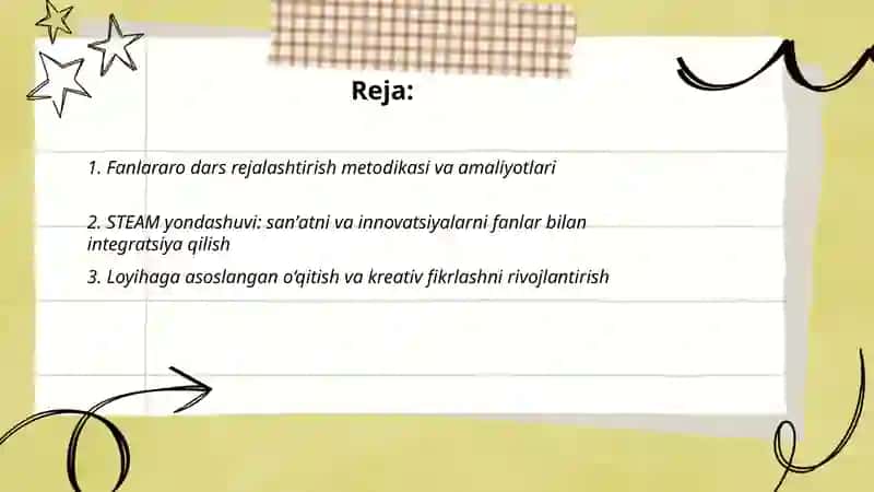 Fanlararo bogʻliqlik va kreativ yondashuv 2