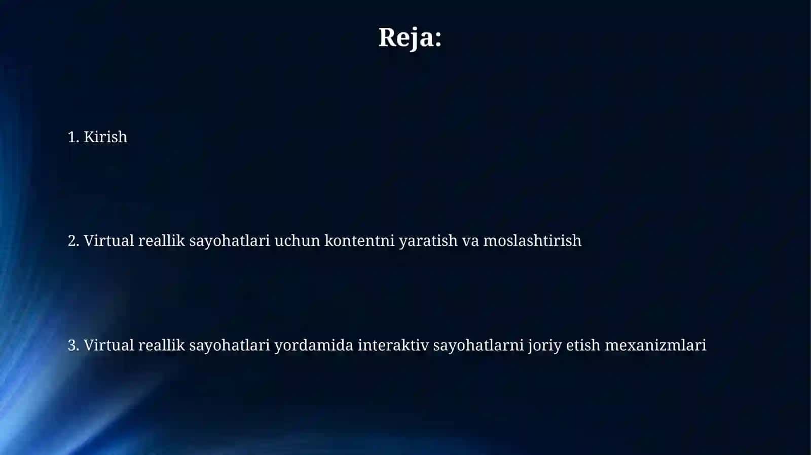 Virtual reallik texnologiyalaridan foydalangan holda interaktiv sayohatlar qanday tashkil qilinishi 2