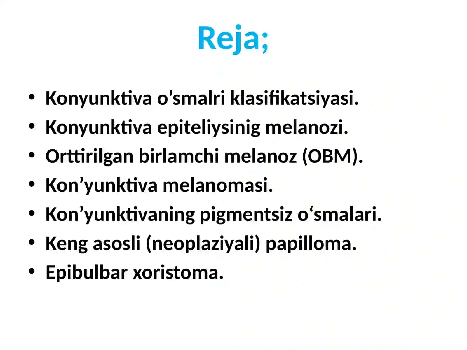 konyuktiva o'smalari 2
