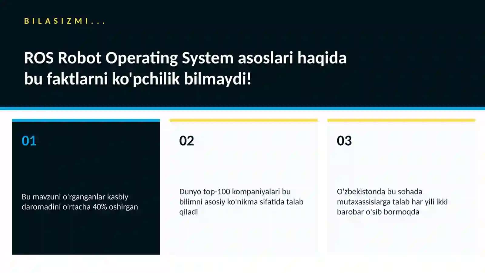 ROS Robot Operating System asoslari 2
