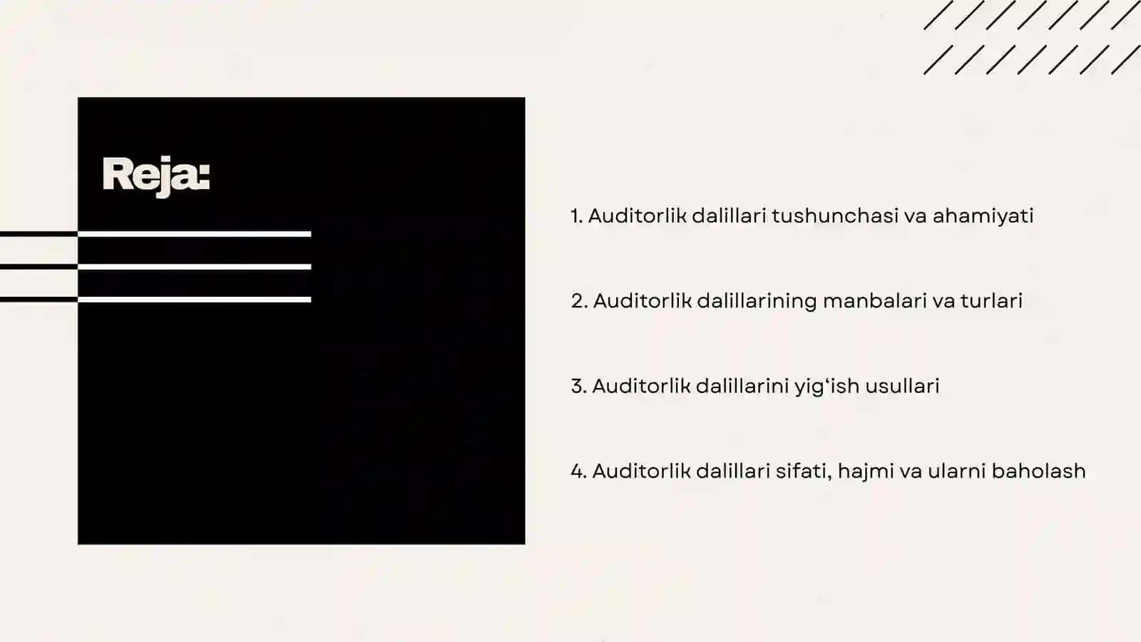 Auditorlik dalillar 2
