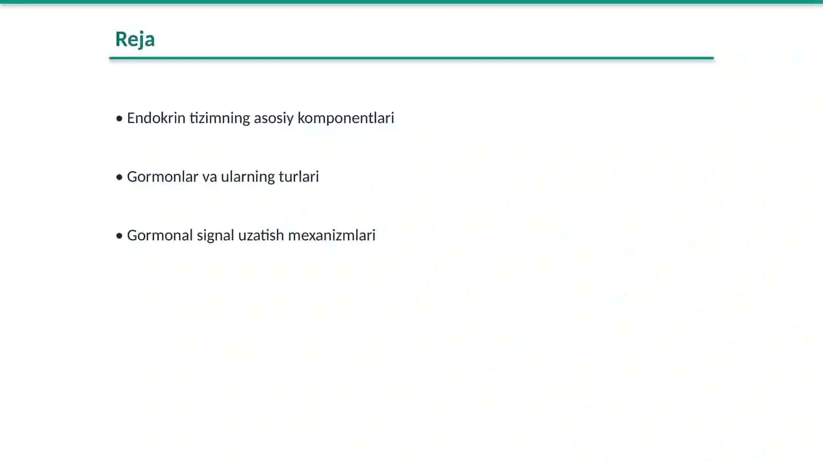 Endokrin bezlarda gormonal signal uzatish mexanizmlari 2