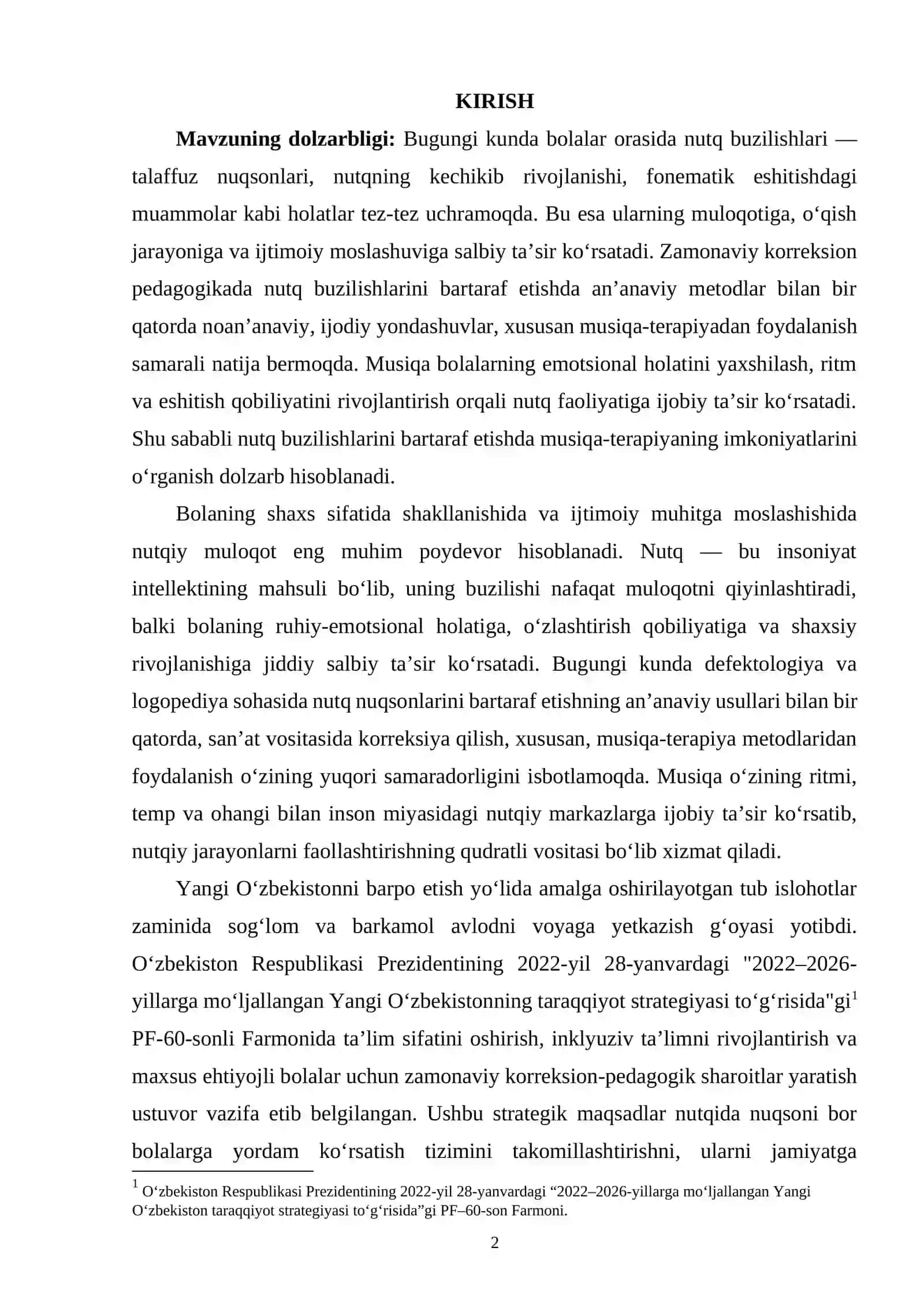 Nutq buzilishlarini bartaraf etishda musiqa-terapiya 2