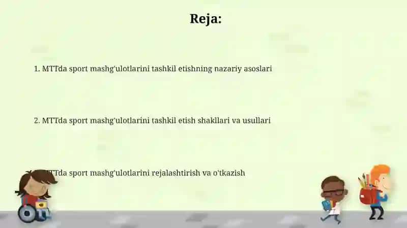 MTTda sport mashg'ulotlarining tashkiletilishi 2