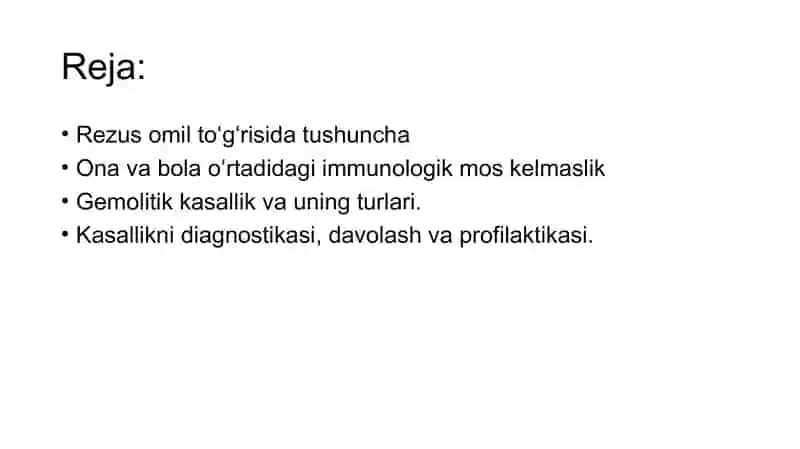 Rezusomil to'g'risidagi tushuncha 2