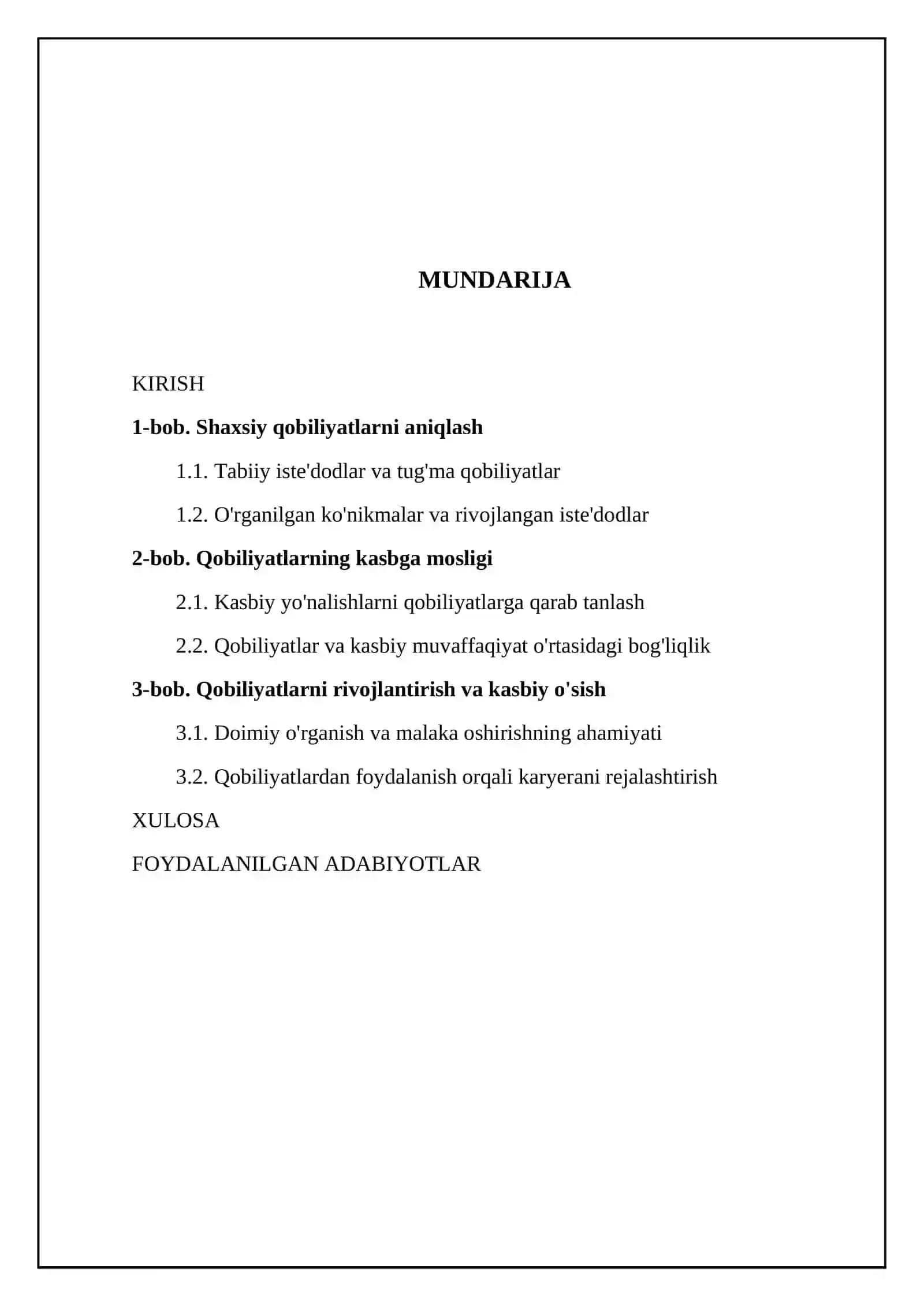 Kasb tanlashda qobilyatning ahamiyati 2