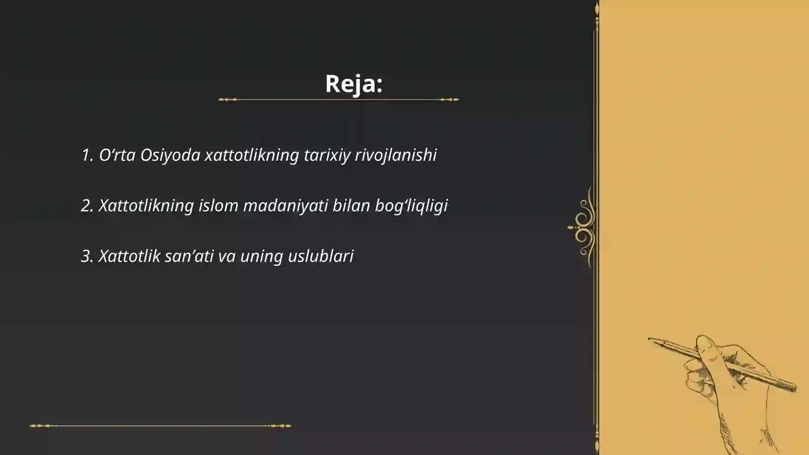 Xattotlik taraqqiyoti Oʻrta Osiyoda 2