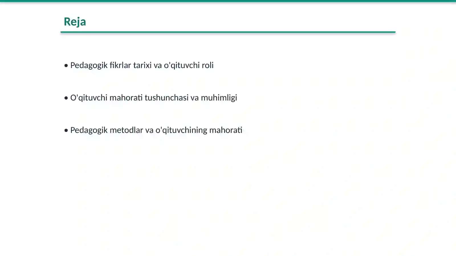 Pedagogik fikrlar taraqqiyotida o'qituvchi mahorati masalari 2