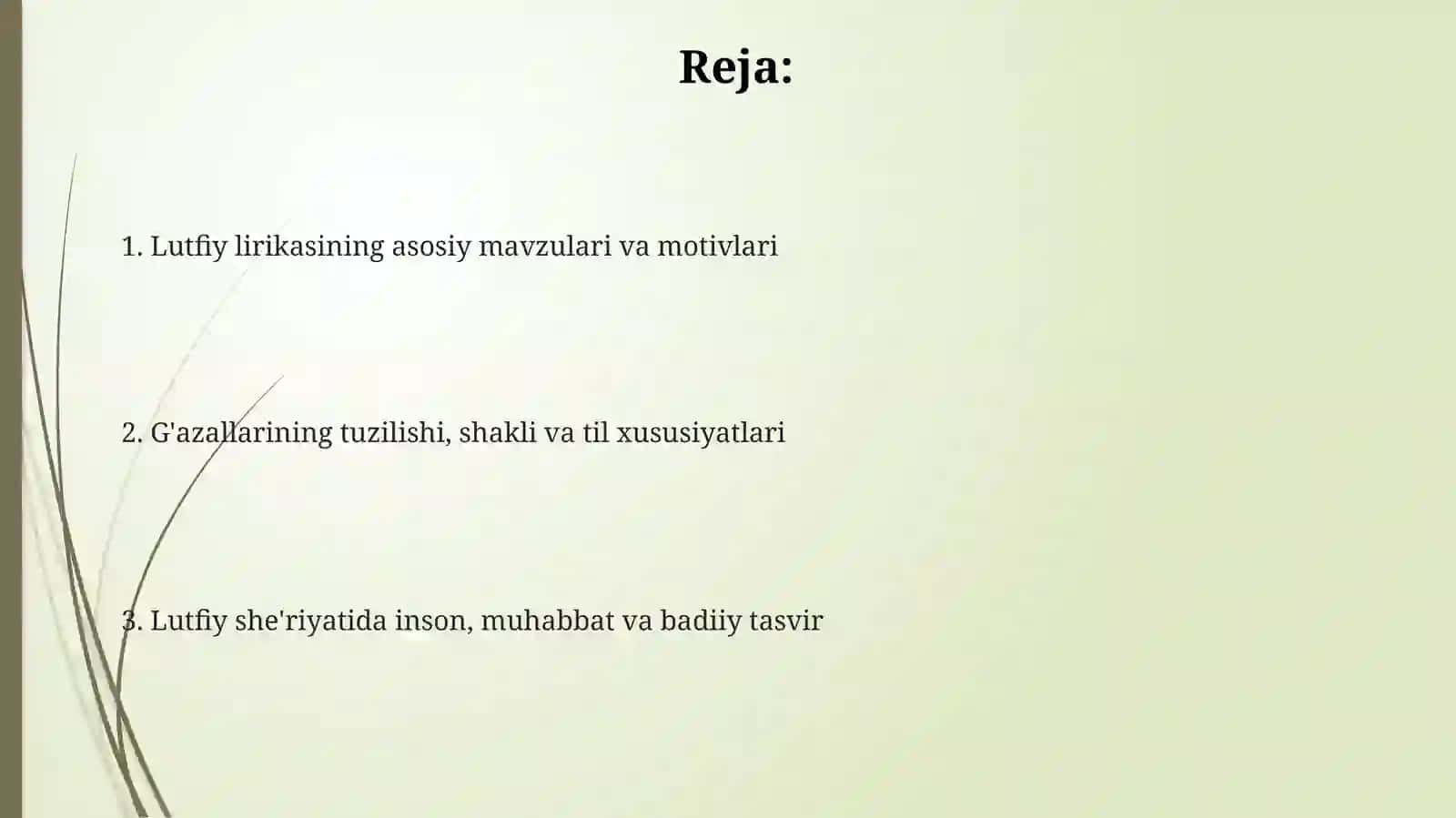 Lutfiy lirikasi 2