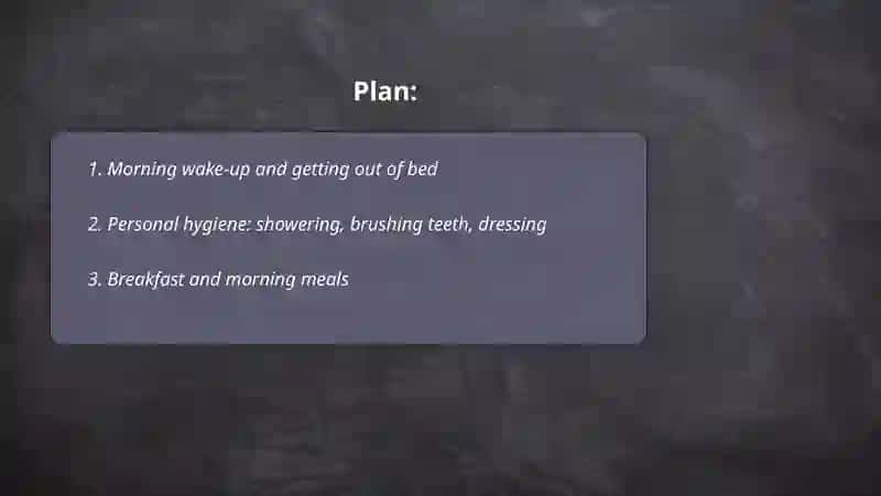 Daily routines 2