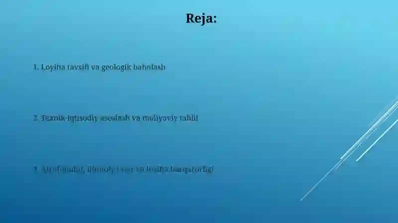 Geotermal energiya loyihalari 2