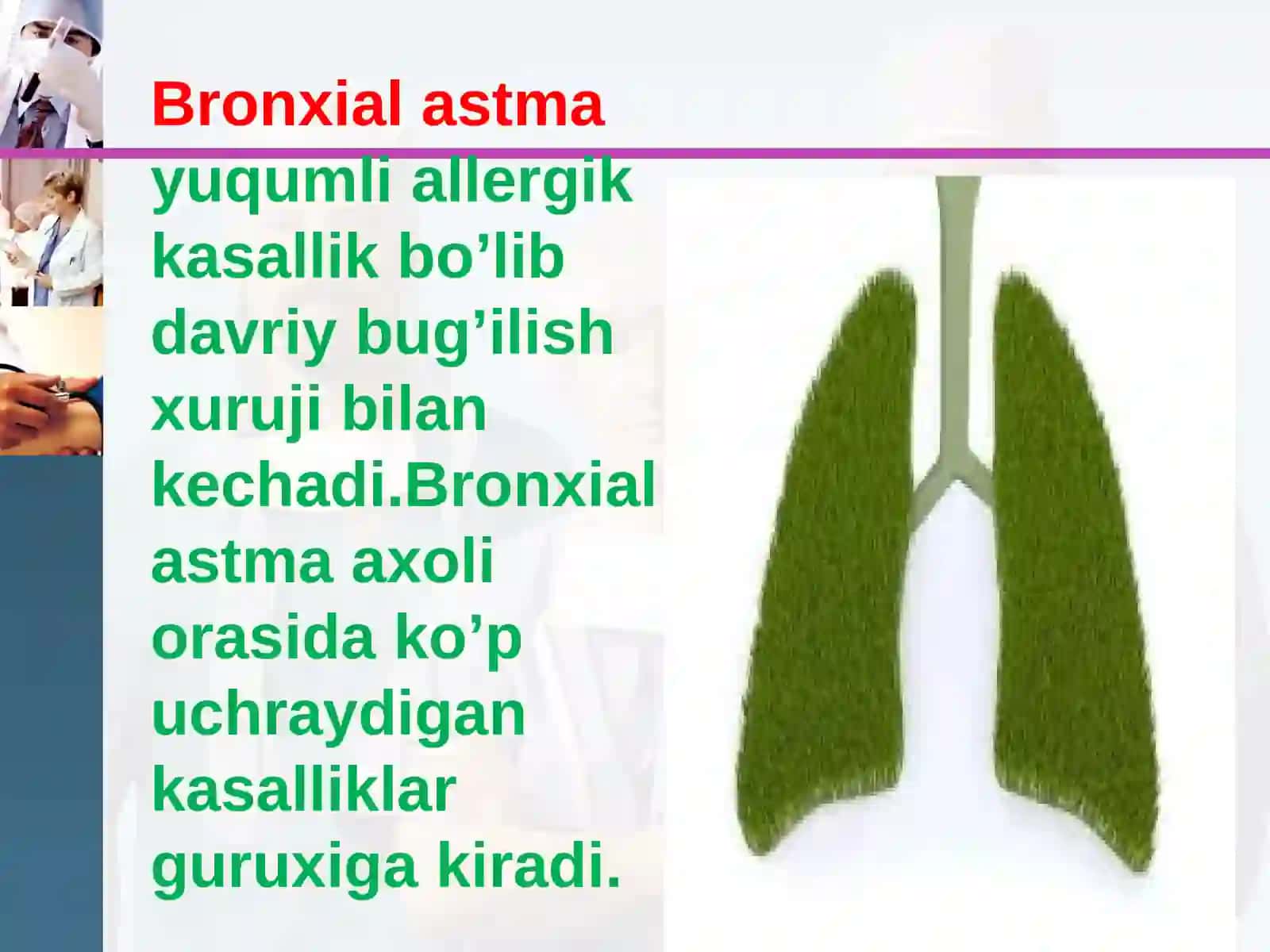 Bronxial astma hurujida birinchi yordam 2