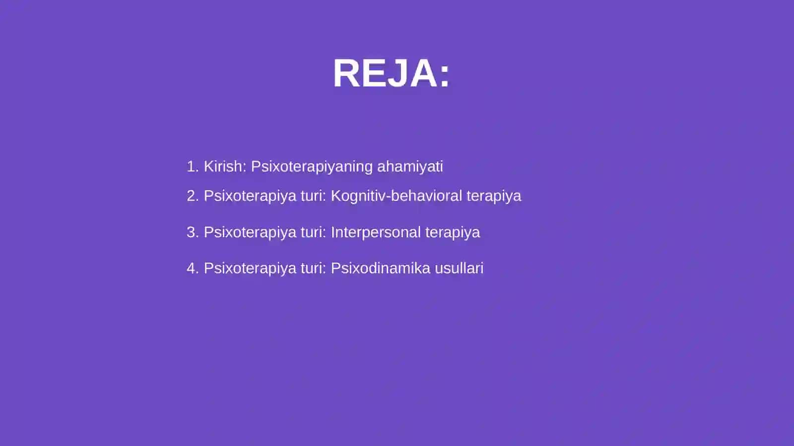 Psixoterapiya usullari 2